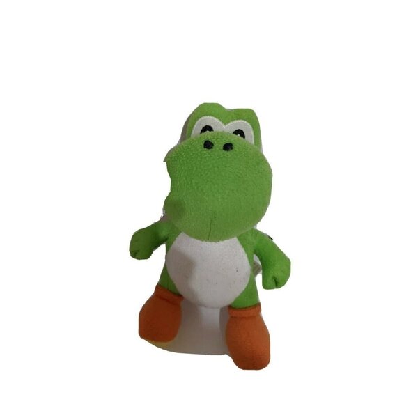 Yoshi Plush  Green Dinosaur Pet Super Mario Bros plush   9.5" - Picture 1 of 10